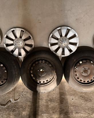 Cerchi in ferro + copricerchi x Volkswagen up