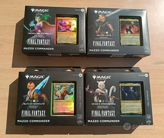 Magic Final Fantasy Set 4 Commander Italiano ITA