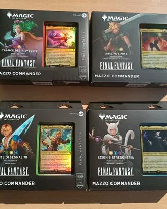 Magic Final Fantasy Set 4 Commander Italiano ITA