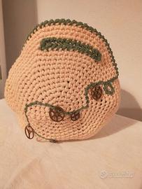 borsa a polso, borsa all'uncinetto, borsa 