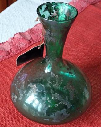 Vaso in vetro/argento di Murano