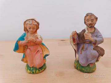 Statuine presepe Maria e Giuseppe