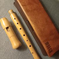 Flauto Dolce Moek in legno 