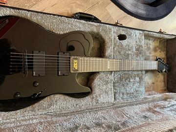 Chitarra ESP E-II T-B7 Baritone nera