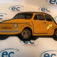 50907918 TAPPETO ZERBINO GIALLO SAGOMA 500 VINTAGE