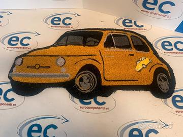 50907918 TAPPETO ZERBINO GIALLO SAGOMA 500 VINTAGE