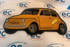 50907918 TAPPETO ZERBINO GIALLO SAGOMA 500 VINTAGE