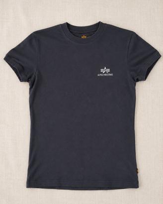 T-shirt Alpha Industries in Cotone Nero