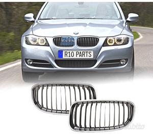 GRIGLIE BMW E90 08-12 CROMATO NERO