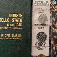 Serie divisionale Repubblica  San Marino
