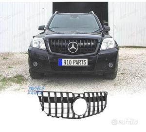 GRIGLIA MERCEDES GLK X204 08-12 LOOK AMG NERO LUCI