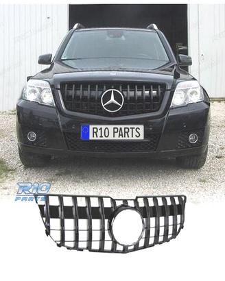 GRIGLIA MERCEDES GLK X204 08-12 LOOK AMG NERO LUCI