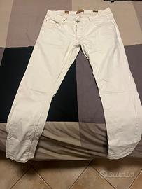 Pantalone da uomo bianco