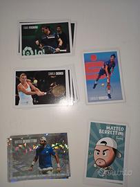 Figurine atleti tennis Berrettini, Fognini, Sonego