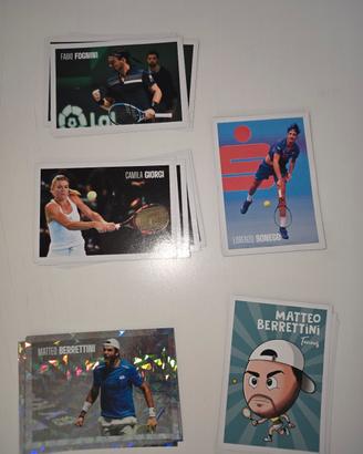 Figurine atleti tennis Berrettini, Fognini, Sonego