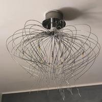 Lampadario in acciaio da soffitto design moderno