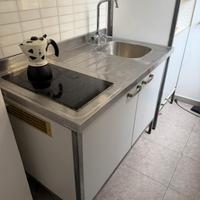 Mini cucina monoblocco per piccoli spazi 120x67