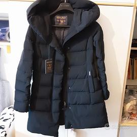 piumimo lungo donna Woolrich originale blu scuro