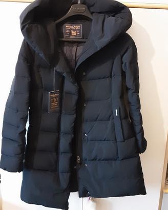 piumimo lungo donna Woolrich originale blu scuro