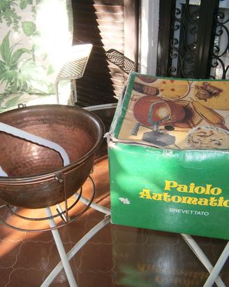 Paiolo Automatico Ercole in rame per polenta - Vin