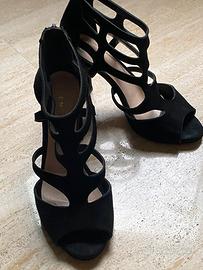 Sandali neri alti 38