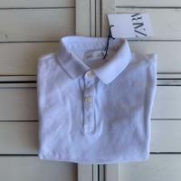 Polo Bambino Zara 6-7 anni 120 cm Cotone Bianco