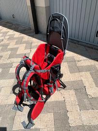 ZAINO Ferrino portabimbi mod.CARIBOU rosso. v foto
