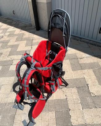 ZAINO Ferrino portabimbi mod.CARIBOU rosso. v foto