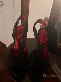 Sandalo stupendo in camoscio e pelle