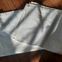 2 lenzuola singole ricamati a mano