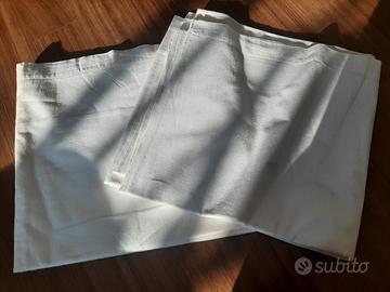 2 lenzuola singole ricamati a mano