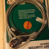 Lucchetto con cavo acciaio PC nuovo