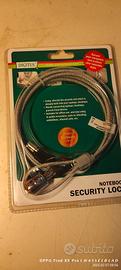 Lucchetto con cavo acciaio PC nuovo