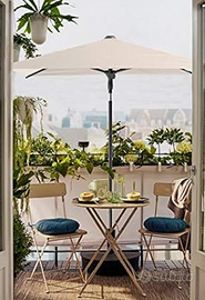 Ombrellone inclinabile 160 x 200