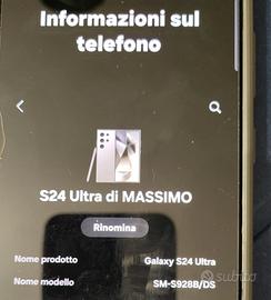 Samsung s 24 ultra  grigio 512 gb