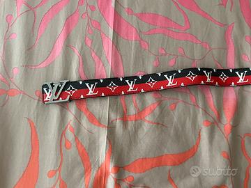 Cintura louis vuitton rossa e nera - Abbigliamento e Accessori In vendita a  Savona