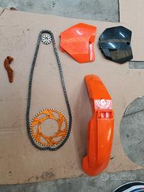 CATENA - TABELLA - PARAFANGO KTM 125
