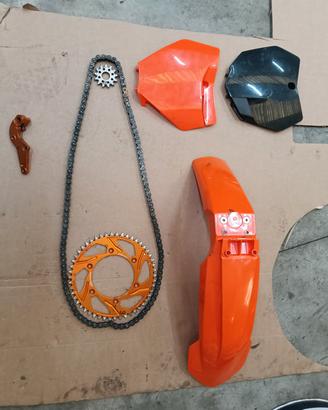 CATENA - TABELLA - PARAFANGO KTM 125