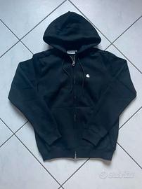 Felpa Zip Carhartt Nera Taglia M