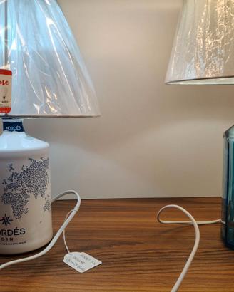 Lampade Bottiglie liquore complete di Paralume