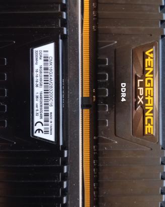 Ram DDR4 LPX Vengeance 3200 Mhz 