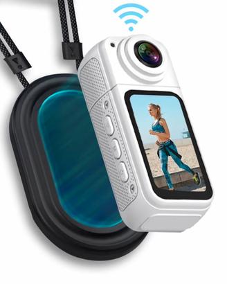 Action camera con lente girevole da 2.7K a 180°