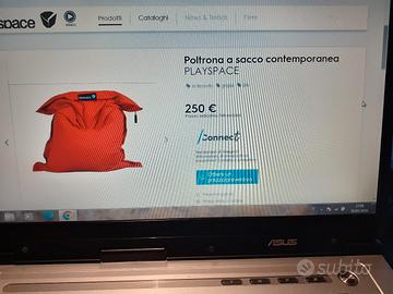 poltrona a sacco playspace