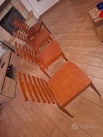 Sedie da pranzo in legno