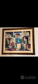 Quadro “Ciro Del Prete 85” scena urbe 200€ tratt.