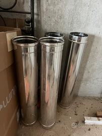 Tubo canna fumaria acciaio 180