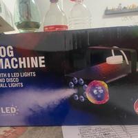 Macchina del fumo con led palla disco