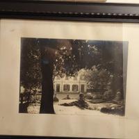 Quadro con foto anni  30/40 della Villa Augusta TO