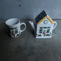 Set tazza e teiera Wade England 1