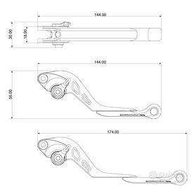 Barracuda leva frizione moto
